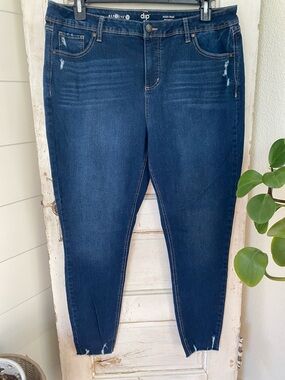 Dip Repreve Dark Blue High-Rise Skinny Jeans